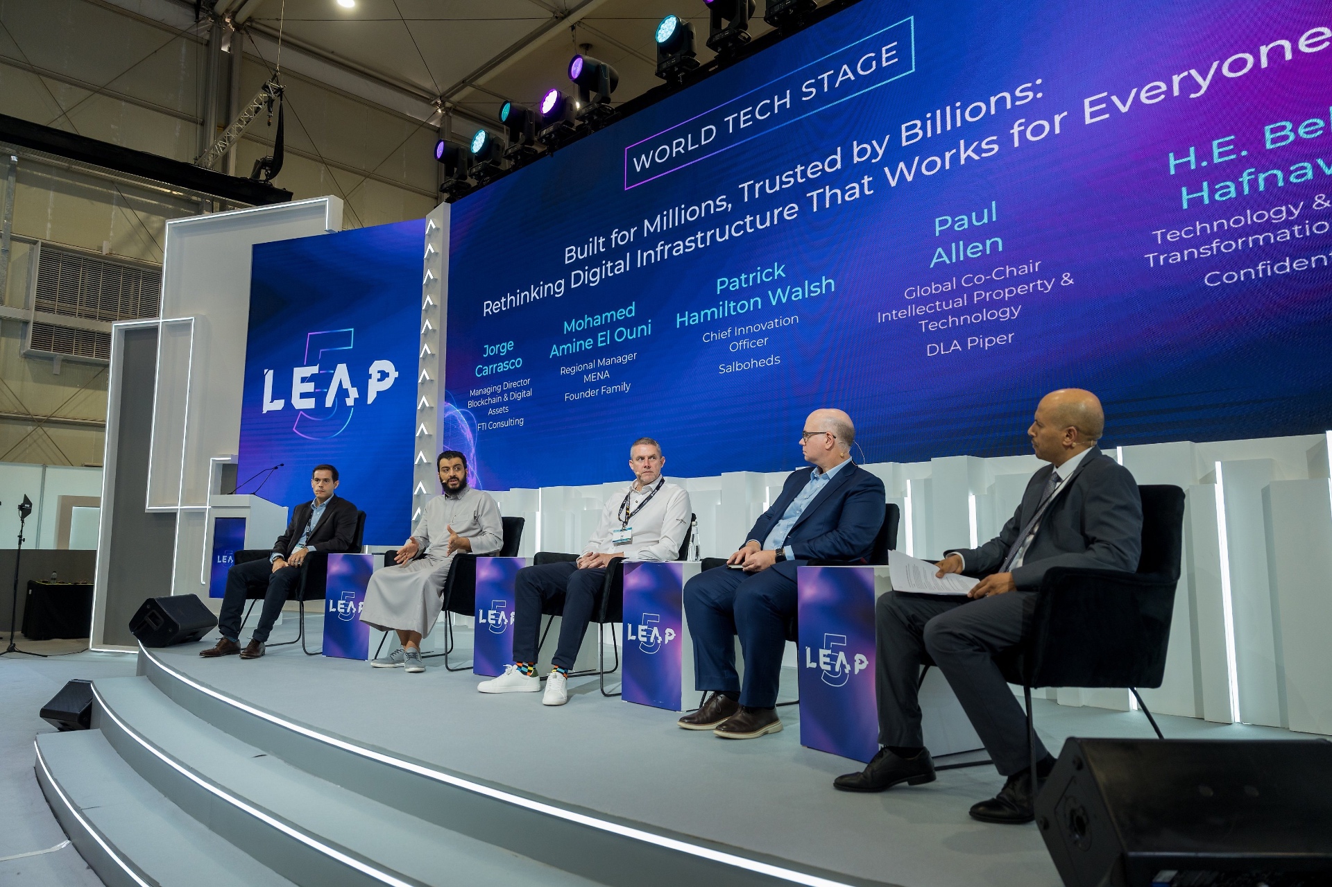 Built for Millions, Trusted by Billions: Rethinking Digital Infrastructure That Works for Everyone — LEAP 2026 panel photo 4